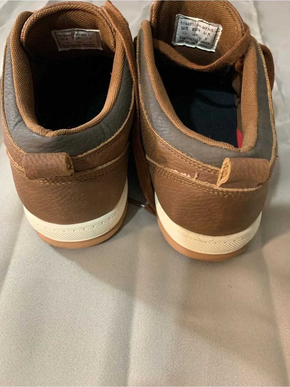Levi's Men's Brown Leather Lace-Up Casual Shoes b1/17